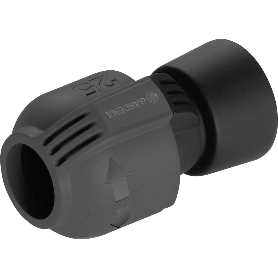 Gardena ühendusliitmik 02762-20 Sprinkler System Connector 25mm > 1", must/hall