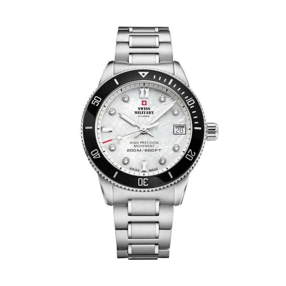 Swiss Military Chrono meeste kell SM34089.03 Hõbedane