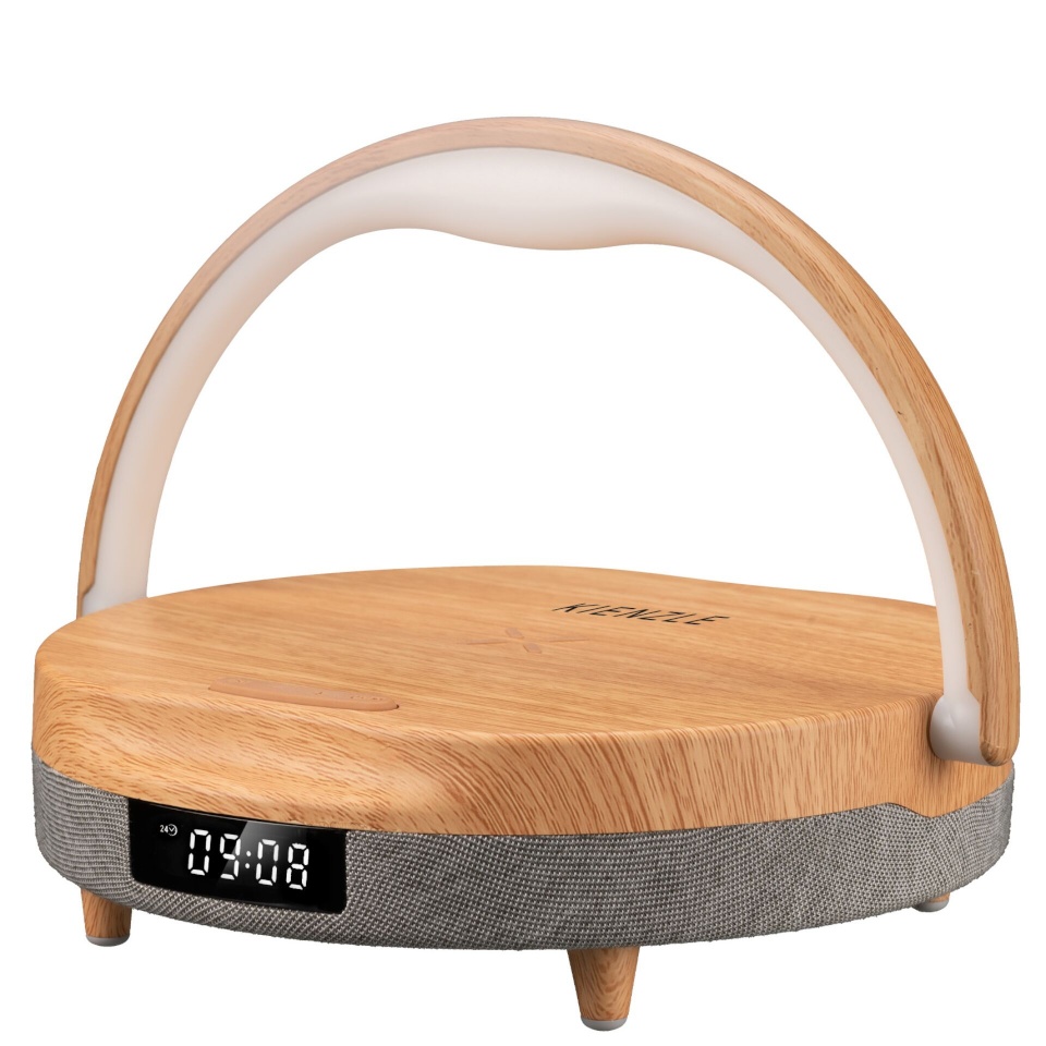 Kienzle KIENZLE LED äratuskell w. sinine- tooth Speaker + Wireless Charger