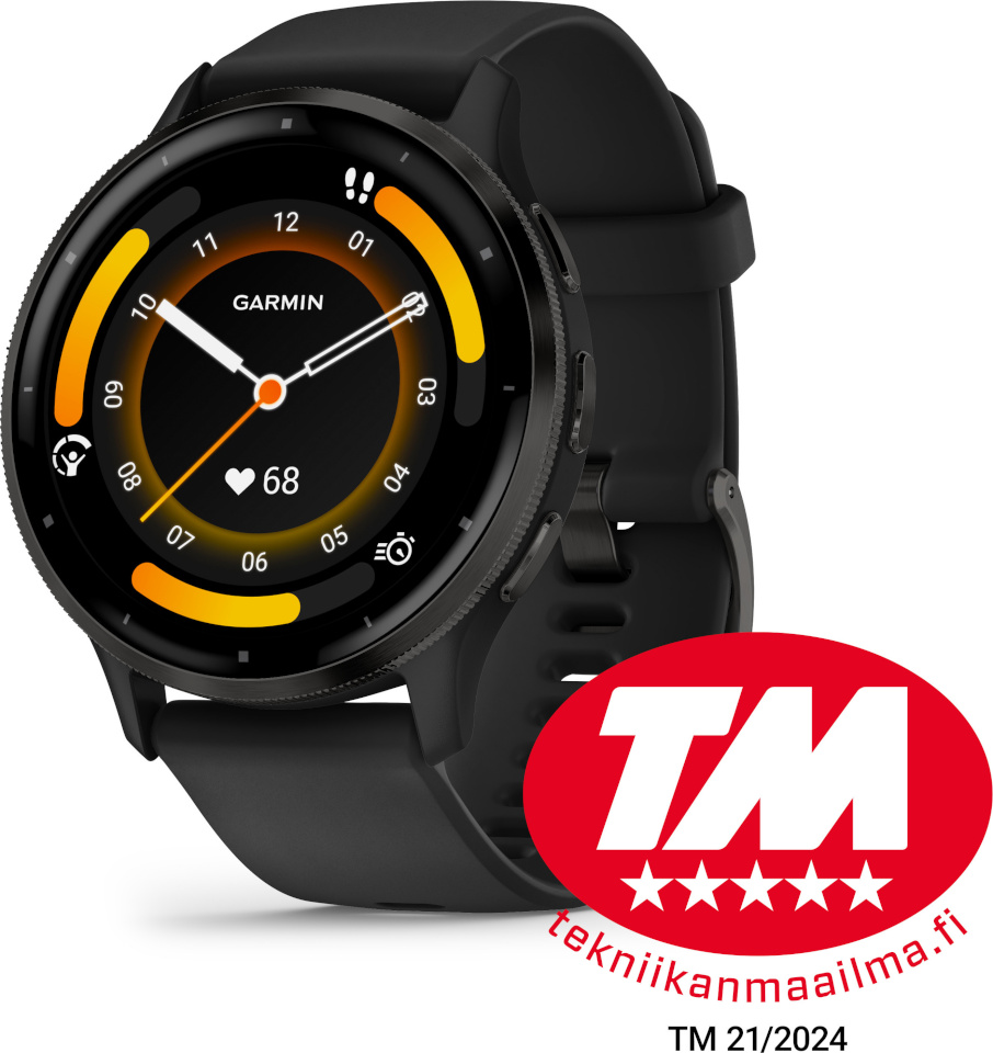 Garmin Venus 3 nutikell, must