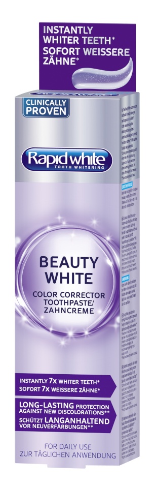 Rapid White hambapasta Beauty valge 75 ml