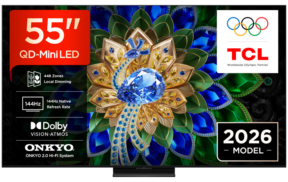 TCL-televiisor 55" A400U – 4K QD Mini-LED Google TV