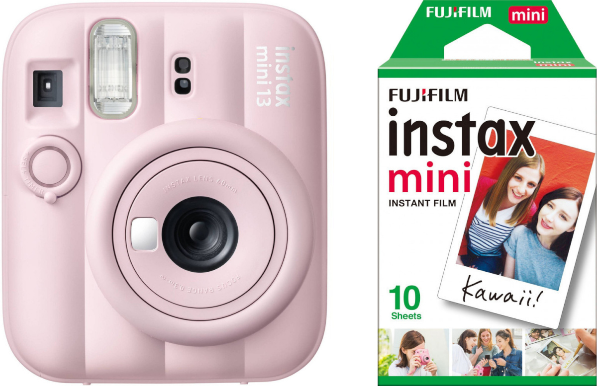 Fujifilm Instax Mini 13, candy pink + film