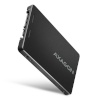 AXAGON kettaboks RSS-M2B SATA - M.2 SSD SATA, up to 80mm SSD, ALU kere, must