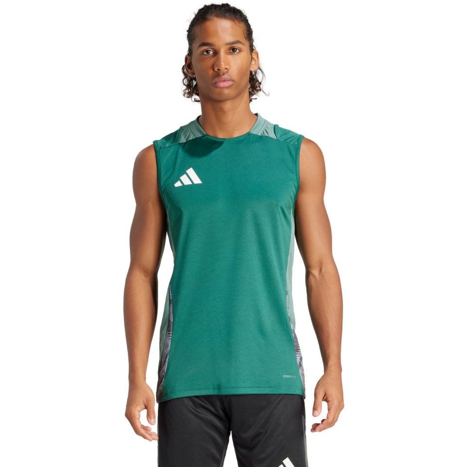 Adidas Teamwear T-särk meestele Tiro 24 Competition Training Sleeveless roheline IR5477 suurus L