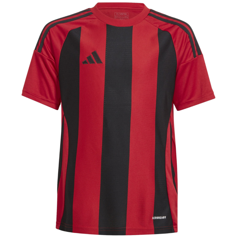 Adidas Teamwear T-särk lastele Striped 24 punane-must IW2131 suurus 152cm