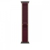 Apple kellarihm Watch 49mm Burgundy Trail Loop - M/L - Black Titanium Finish