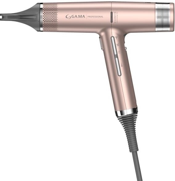 Gama föön IQ1 Perfetto Hair Dryer, roosa kuld