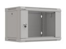 Lanberg serverikapp Wardrobe instalacyjna Rack wisząca 19" 6U 540x350 Grey drzwi przeszklone ( flat pack)