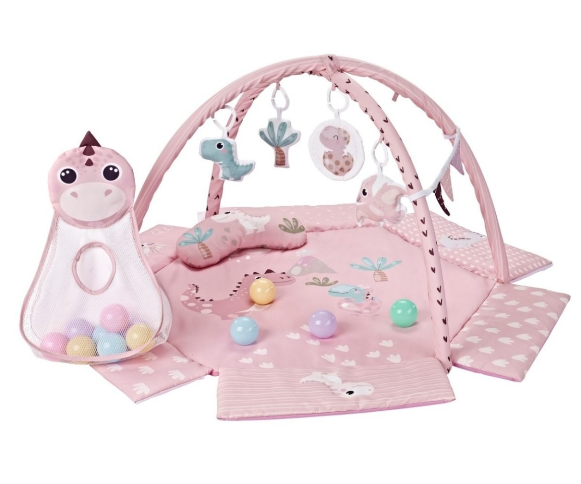 Milly Mally Educational play mat Dino roosa TinyMini roosa