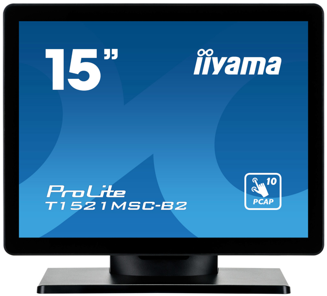iiyama monitor 38.0cm (15") T1521MSC-B2 5:4 M-Touch VGA+HDMI Retail