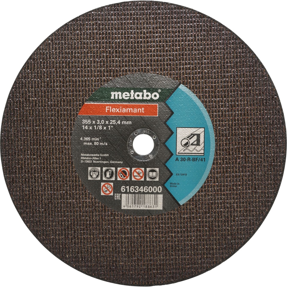 Metabo lõikeketas Flexiamant 355x 3,0x25, 4mm steel