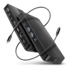 AXAGON HMC-U4 USB4 dock, 3x USB-A, 2x USB-C, HDMI & DP 8K/30Hz, RJ-45, SD/mSD, audio, PD | AXAGON