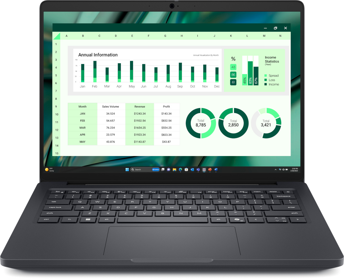 Dell sülearvuti Pro Max 14, Windows 11 Pro (5GXYM)