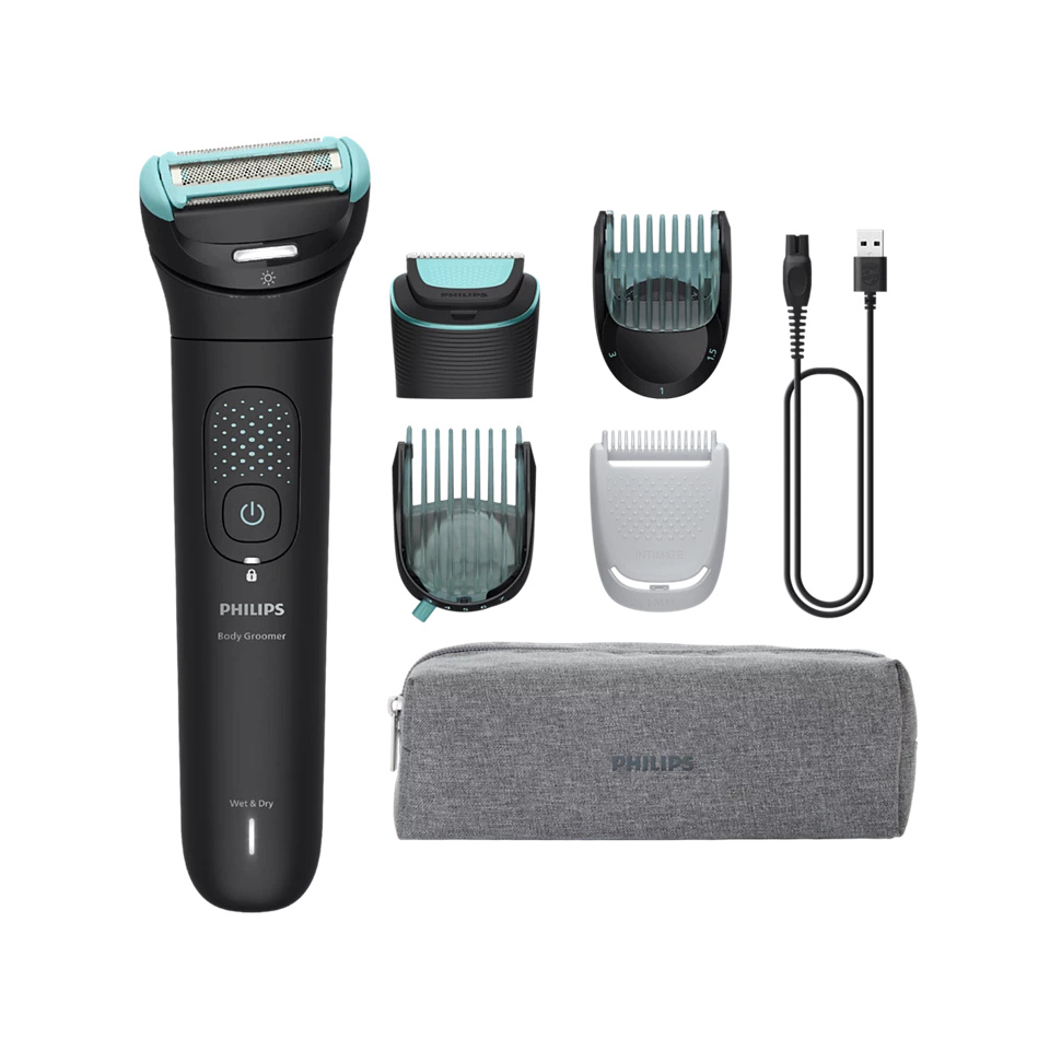 Philips pardel 7000 series Body Groomer BG7470/15 2D flex head and Dual trim-shave system