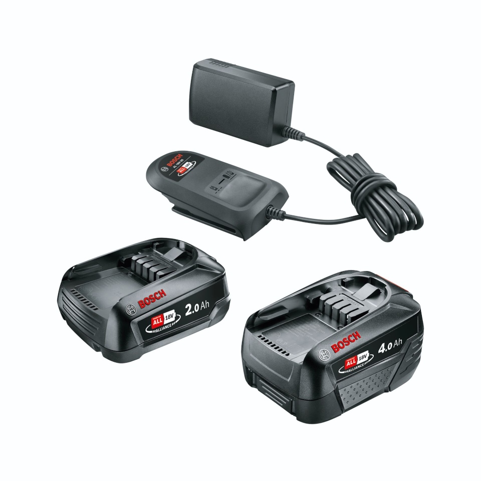 Bosch aku Bosch Starter-Set 18 V 2Ah + 4Ah + AL18V-20 EU