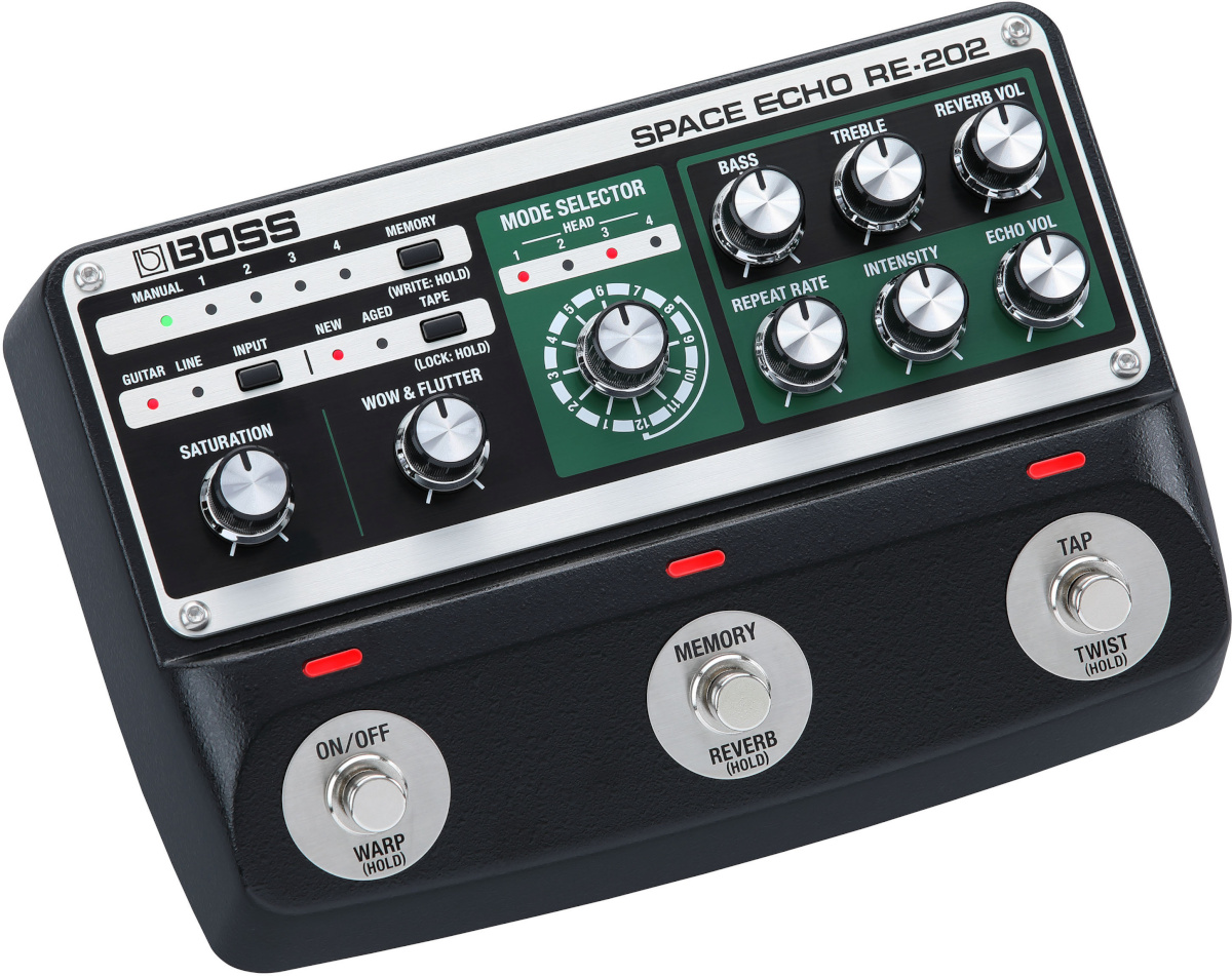 Boss kitarripedaal RE-202 Space Echo viivituspedaal