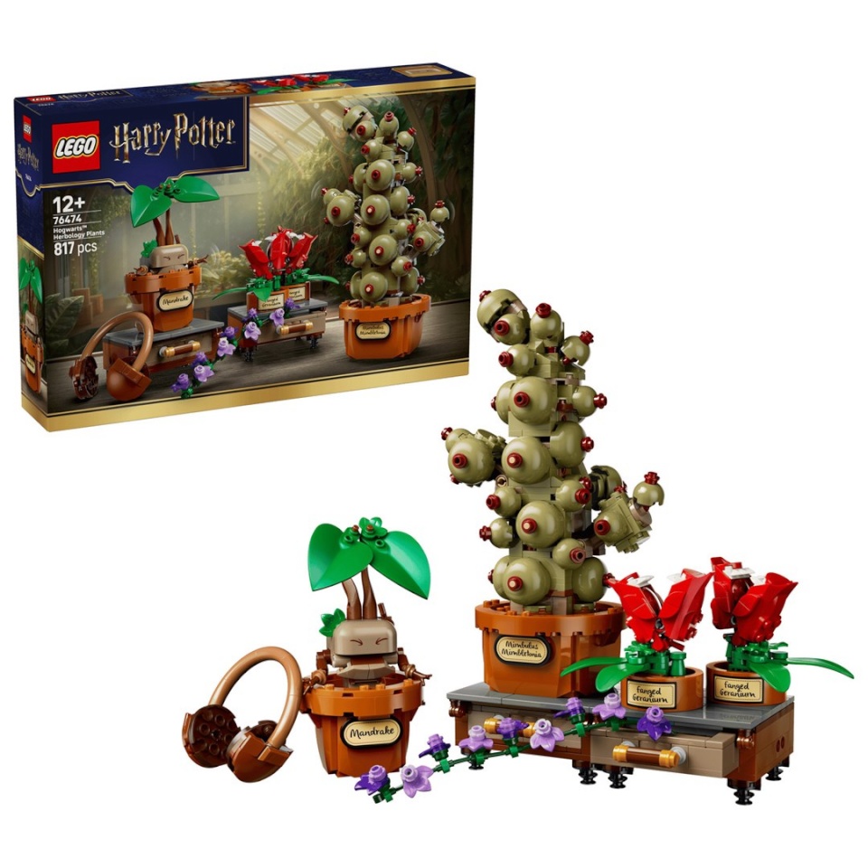 Lego klotsid Harry Potter 76474 - Rośliny z lekcji zielarstwa w Hogwarcie