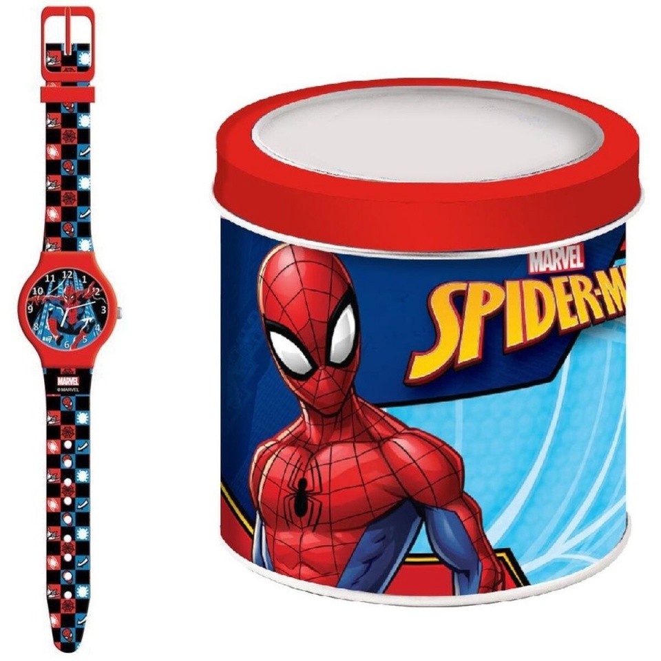 Spider-Man laste kell SPIDERMAN - TIN WATCH (Ø 33mm)