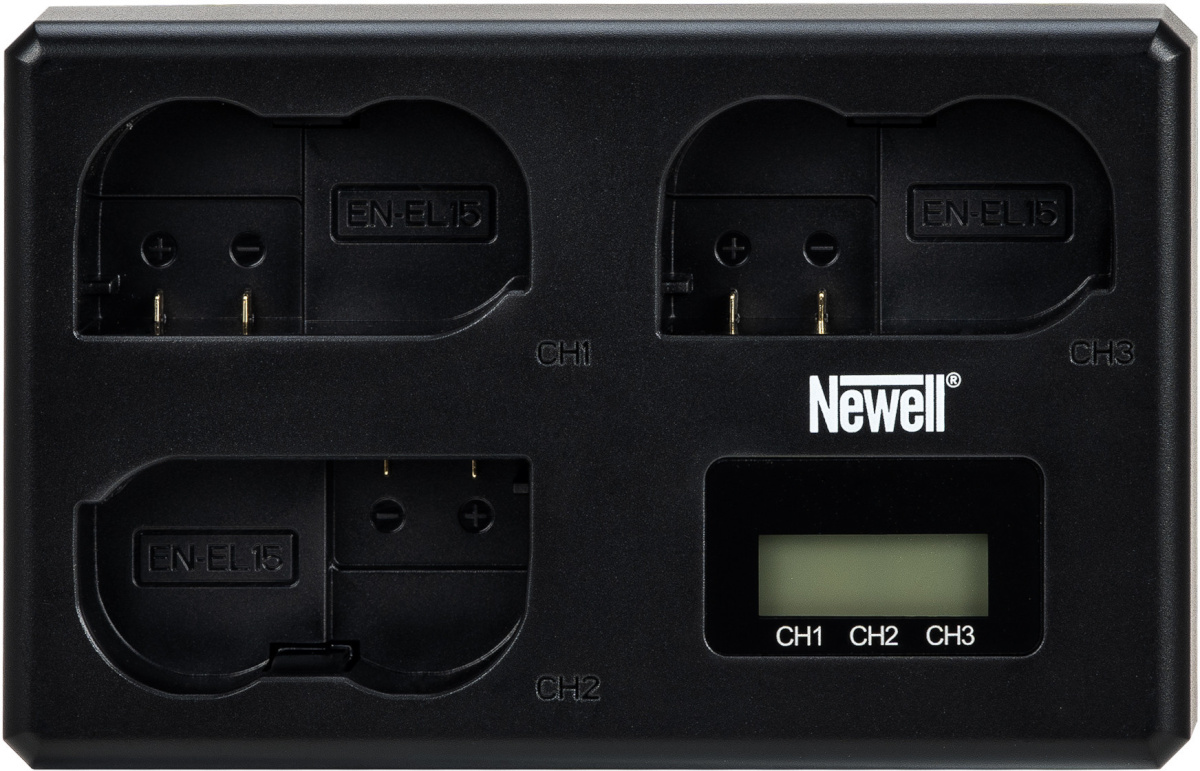 Newell akulaadija TT-USB-C 3x Nikon EN-EL15