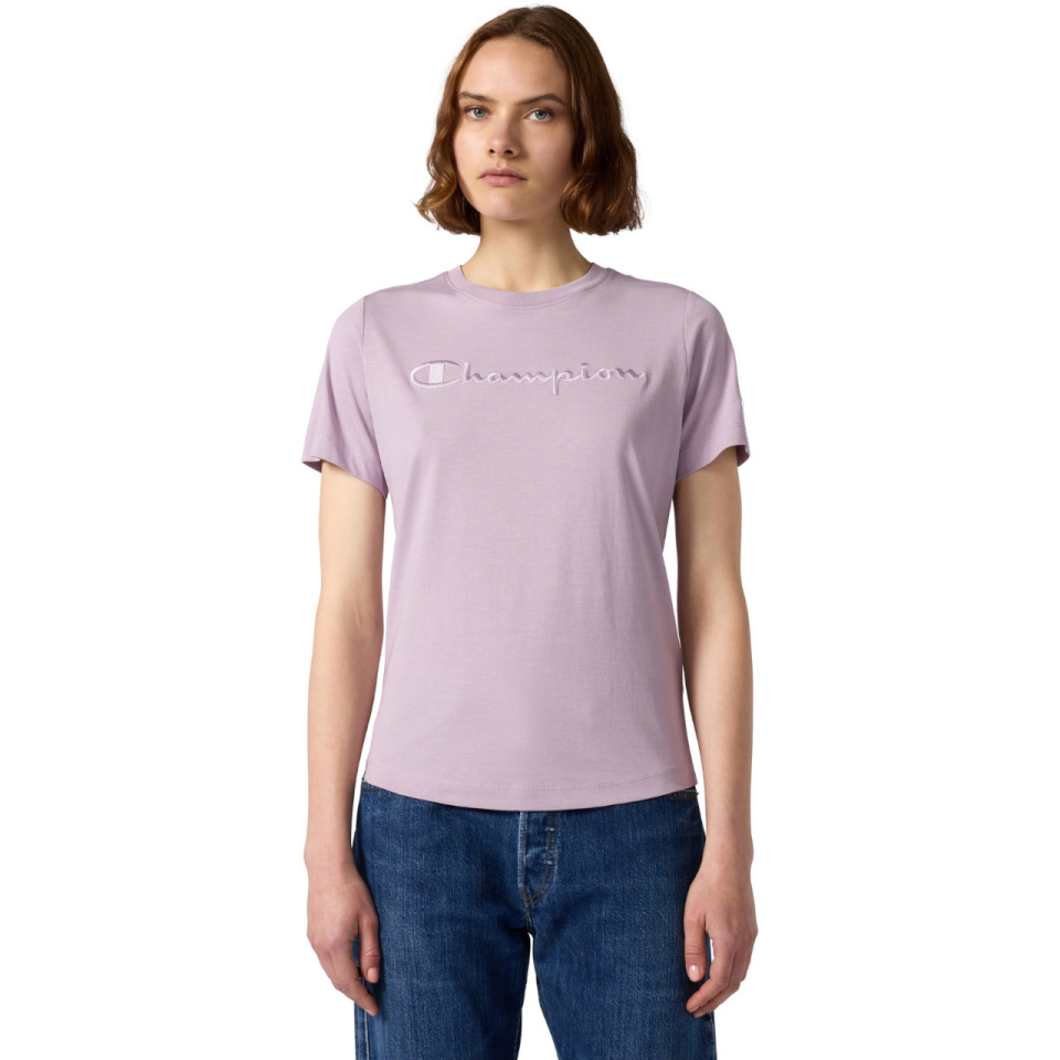 Champion T-särk naistele SS Tee roosa 118382 VS100 suurus S