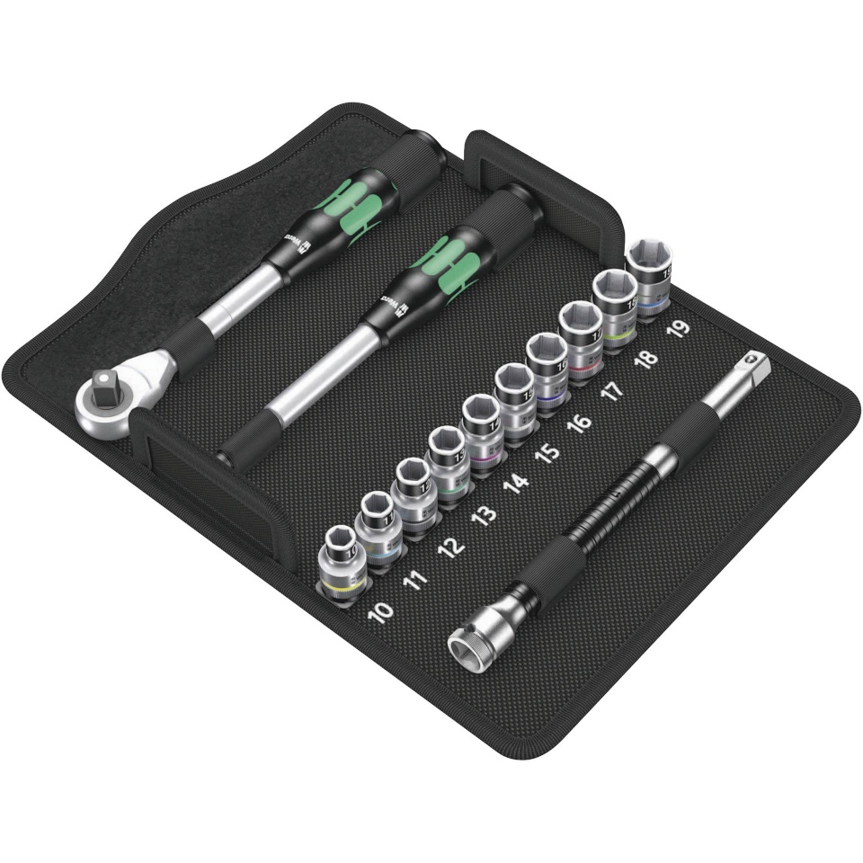 Wera tööriistakomplekt 8006 SC 1 Zyklop Hybrid Ratchet set 1/2 drive metric