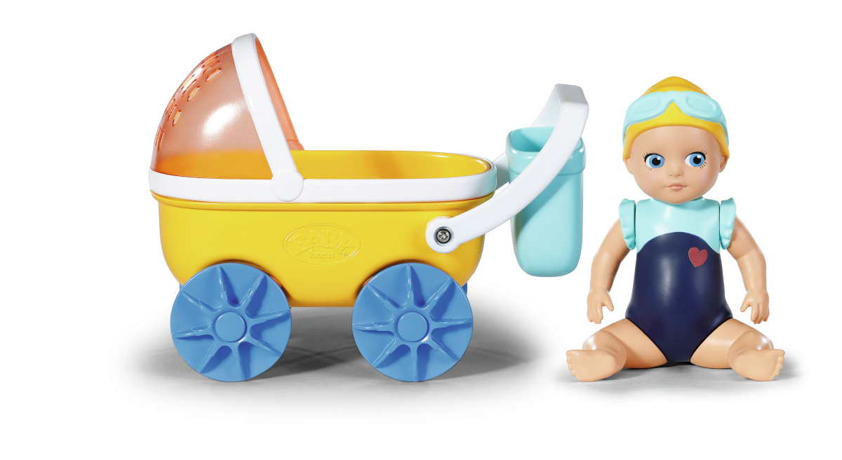 ZAPF nukuriided BABY Born Splish Slpash Kinderwagen with Emma