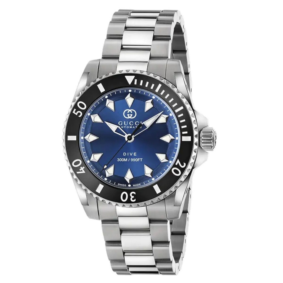 Gucci meeste kell YA136362 Hõbedane