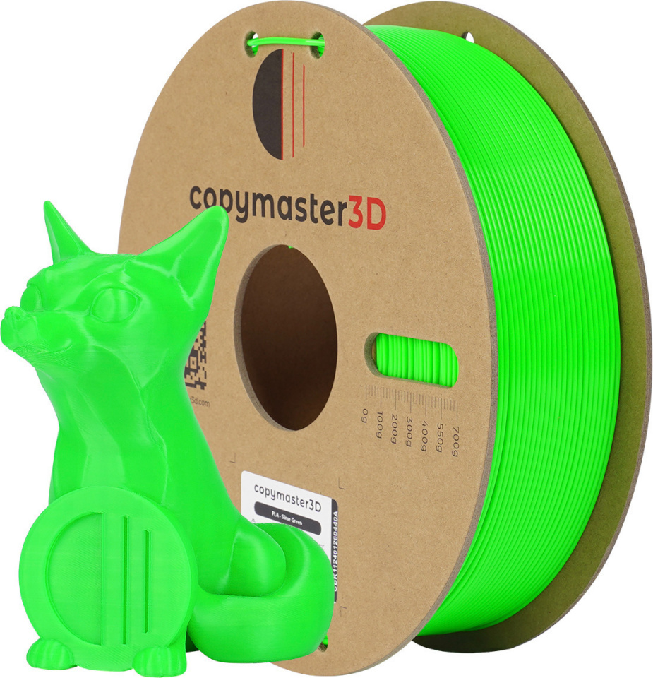 Copymaster3D PLA 3D printer niit, 1,75 mm, neoonroheline