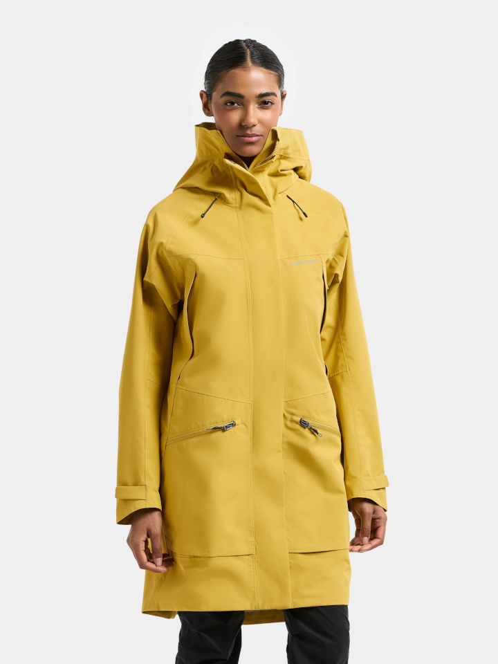 Didriksons kevad/sügis parka Ilma 8 kollane (Yellow Pollen) - suurus 40