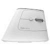 Delux juhtmevaba Ergonomic Mouse MV6 DB BT+2.4G valge
