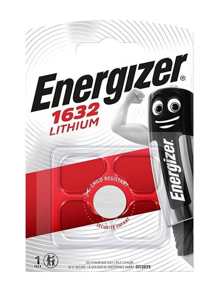 Energizer patarei LITHIUM CR1632 SPECIALTY BATTERY 3V 1tk