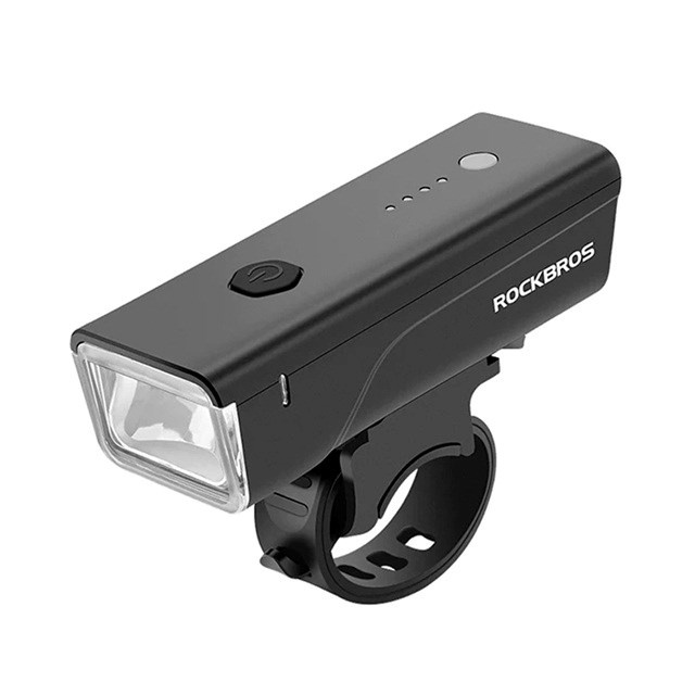 Rockbros rattatuli Bike light + USB-C - USB-A cable 260 lm must