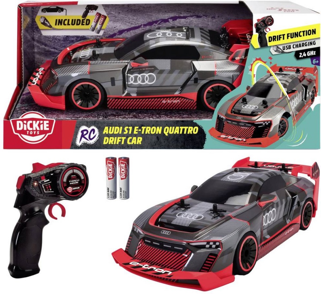 Dickie RC Audi S1 E-Tron Quattro 2,4 GHz, 1:16 201106011