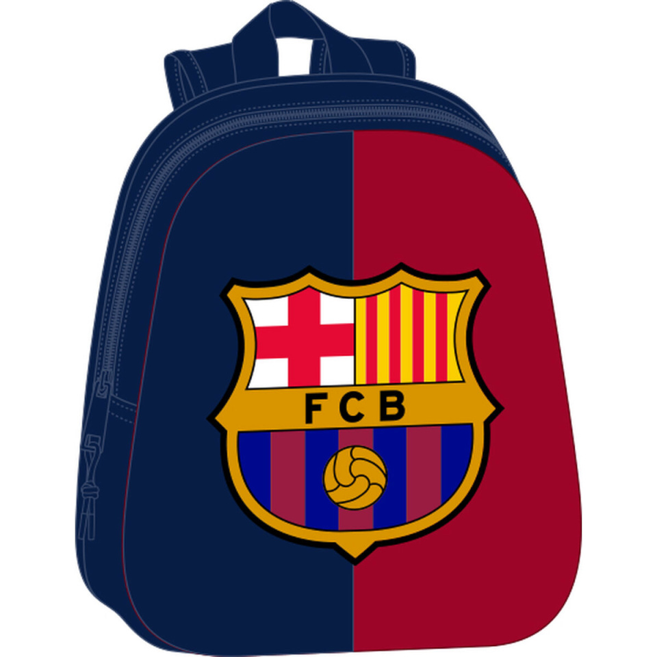 F.C. Barcelona seljakott sinine kastanpruun 27x33x10cm