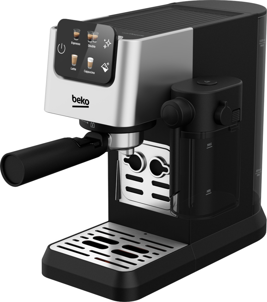 Beko espressomasin CEP5304X Espresso Machine, must/roostevaba teras