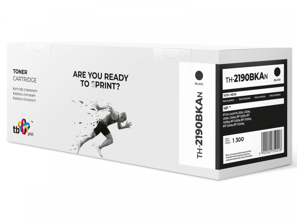 TB Print tooner for HP Color LaserJet Pro 3202 W2190A TH-2190BKAN 100% new must