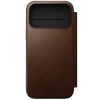 Nomad kaitsekest Modern Leather Folio iPhone 17 Pro Max pruun