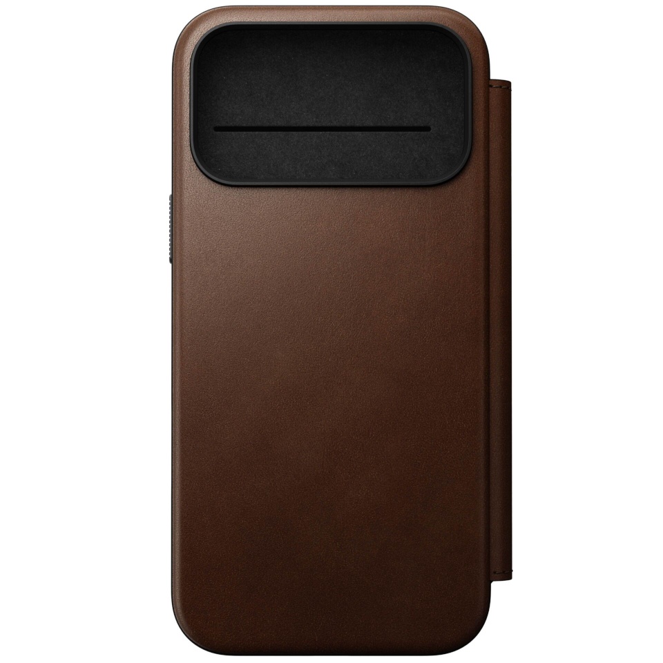 Nomad kaitsekest Modern Leather Folio iPhone 17 Pro Max pruun