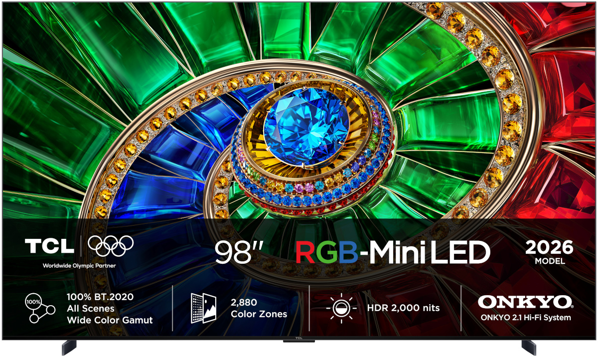 TCL televiisor 98" RM7L – 4K RGB Mini-LED Google TV