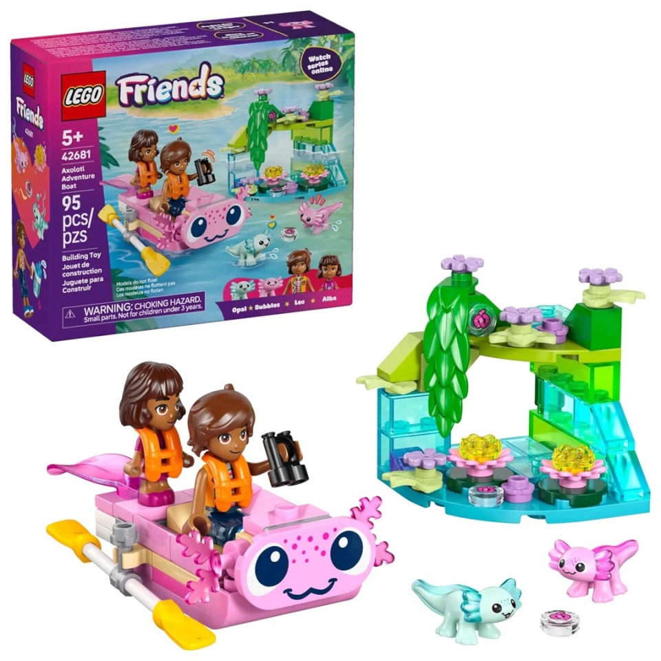 Lego klotsid FRIENDS 42681 Axolotl Adventure Boat