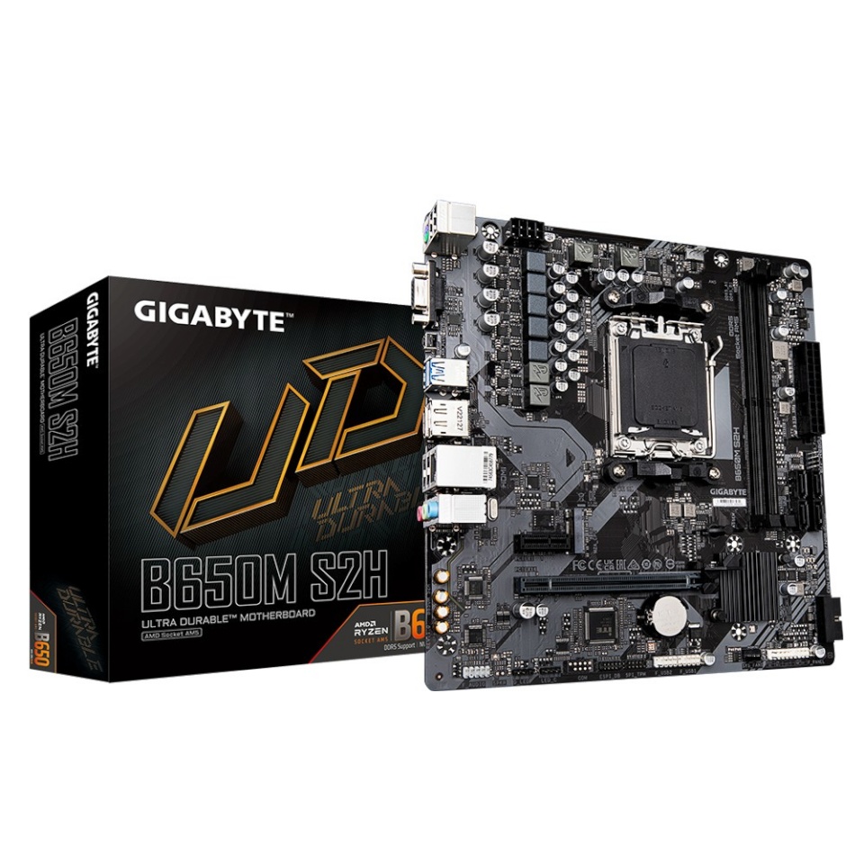 Gigabyte emaplaat B650M LGA2H AM5, DDR5, M2 m.ATX