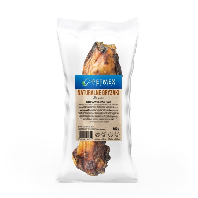 Petmex maius koerale Beef Foot, 850g
