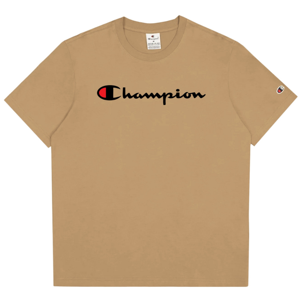 Champion T-särk meestele SS Tee beež 220256 MS091 suurus XL