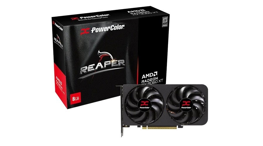 PowerColor videokaart Radeon RX9060XT Reaper 8GB