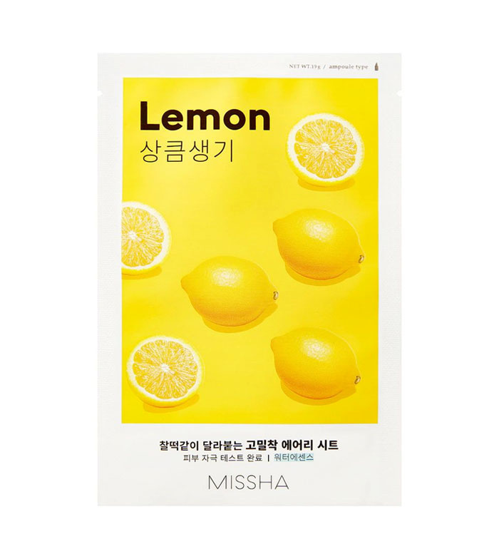 Missha näomask Airy Fit Sheet Mask Lemon 19g, unisex