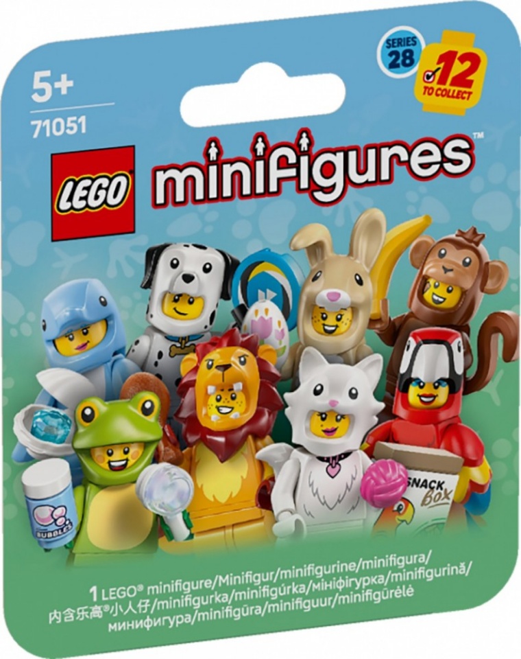 LEGO klotsid 71051 Minifigures Tiere Serie 28 (sortierter Artikel, eine Figur)