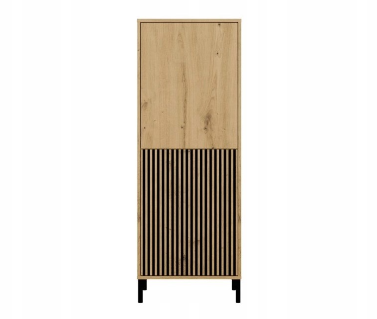 Top E Shop riiul KAMARO 2DK SLIM/GŁ OAK ARTISAN DISPLAY CABINET
