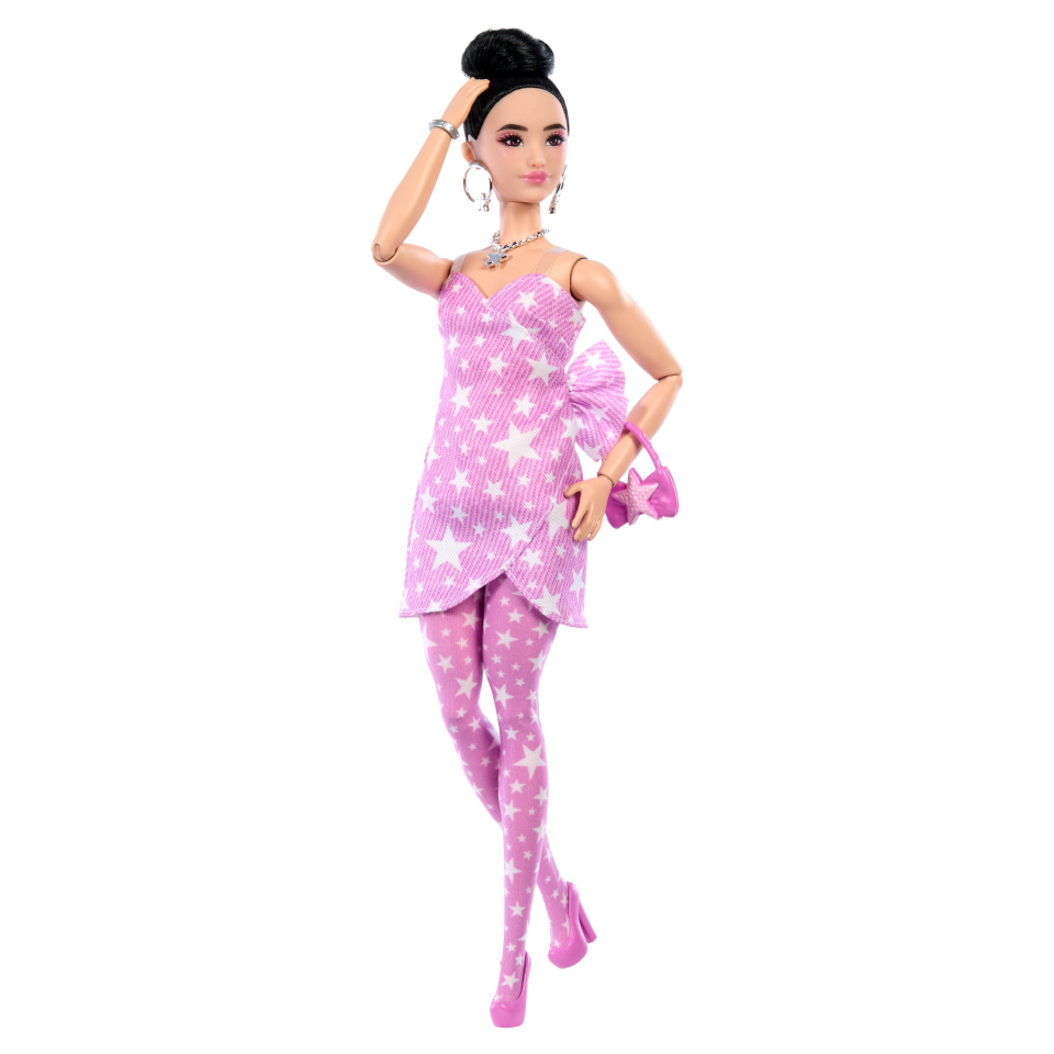 Barbie Deluxe Style nukk, roosad teksad