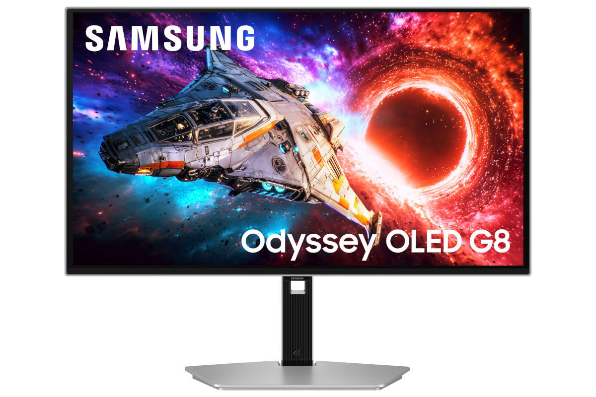 Samsungi monitor Odyssey G8 (G80SH) 27-tolline 4K UHD QD-OLED Penta Tandem mängumonitor